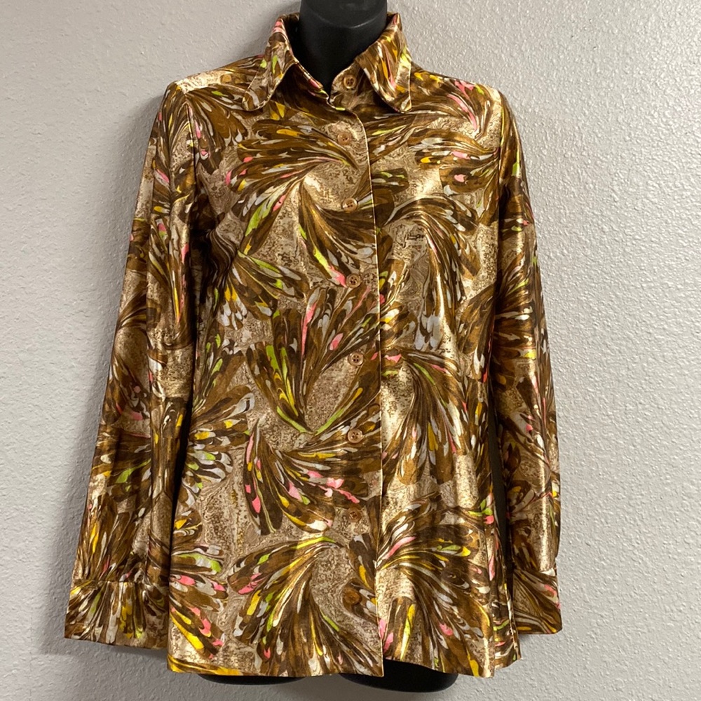 Vintage Sunny South Fashions Long Sleeve Blouse